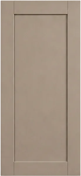 A standard shaker door without beading